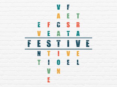 Eğlence, kavram: Bulmaca içinde şenlikli