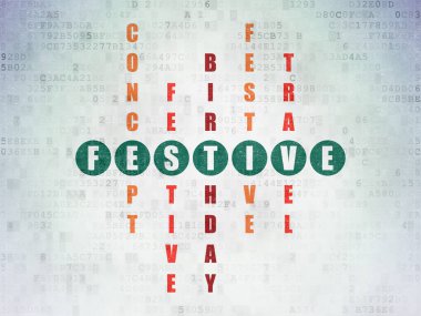 Eğlence, kavram: Bulmaca içinde şenlikli