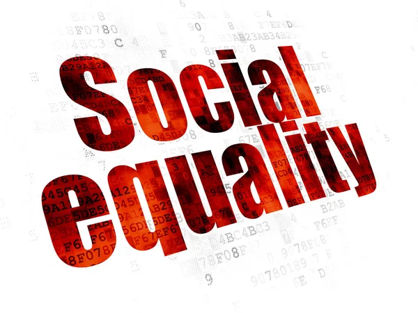 Politics concept: Social Equality on Digital background