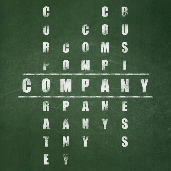Finance concept: Company in Crossword Puzzle — Stock Photo, Image