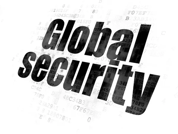 Conceito de privacidade: Global Security on Digital background — Fotografia de Stock