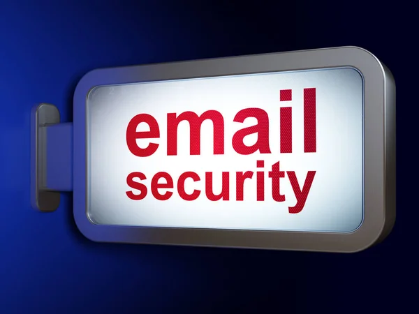 Privacy concept: Email Security on billboard background — Stock Photo, Image