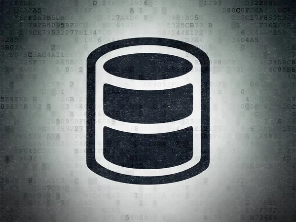 Softwarekonzept: Datenbank auf digitalem Datenpapier Hintergrund — Stockfoto