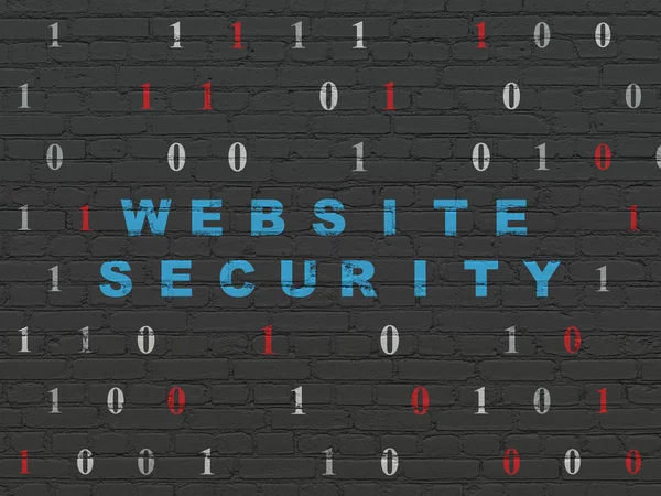 Web design concept: Website Security on wall background