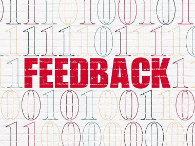 Ekonomi kavramı: duvar arka plan geribildirim