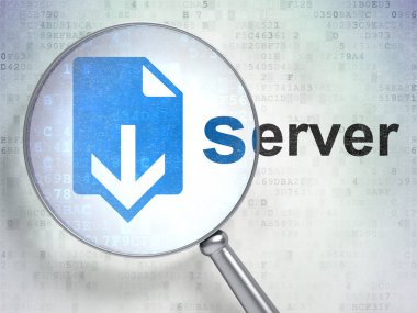 Web geliştirme kavramı: Download ve optik cam ile sunucu