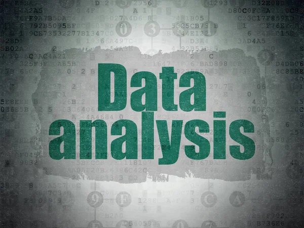 Data koncept: dataanalys på Digital Data papper bakgrund — Stockfoto