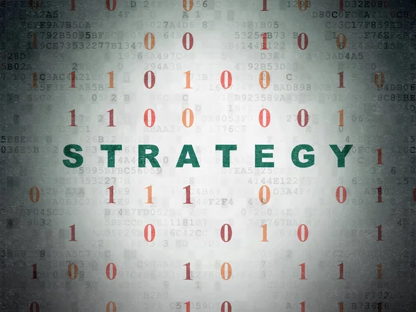 Finance koncept: strategi för Digital Data papper bakgrund — Stockfoto