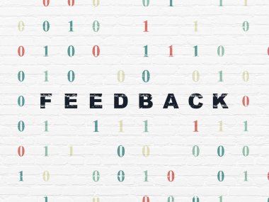 Ekonomi kavramı: duvar arka plan geribildirim