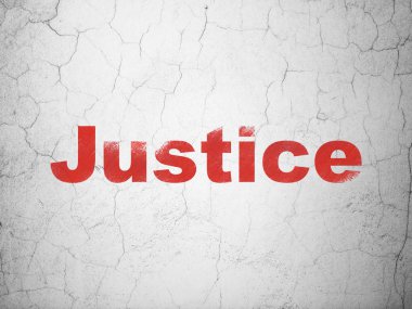 Hukuk kavramı: Adalet duvar arka plan üzerinde
