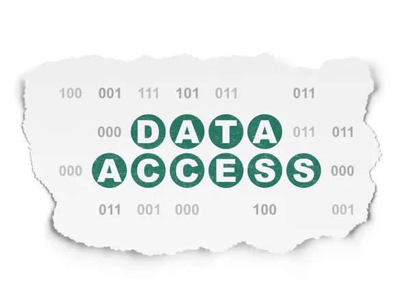 Concepto de datos: Acceso a los datos en segundo plano —  Fotos de Stock