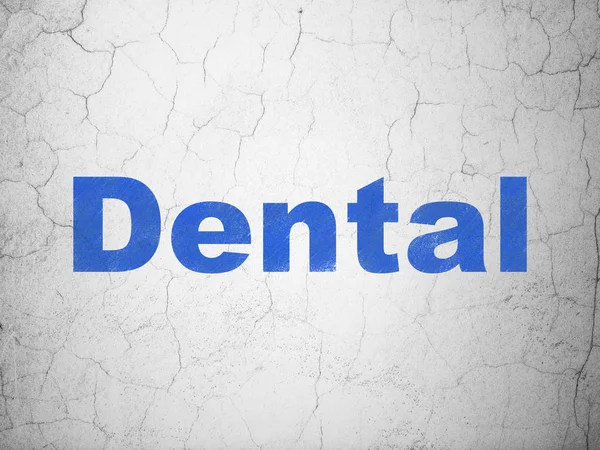 Koncepcja zdrowia: Dental na tle ściany — Zdjęcie stockowe