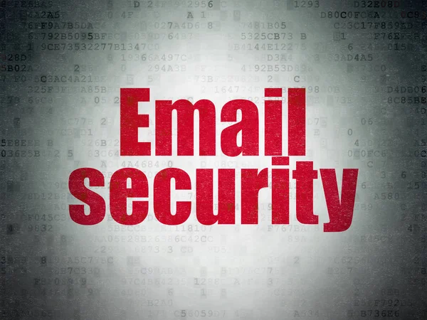 Конфиденциальность концепции: Безопасность электронной почты на фоне цифровых документов данных — стоковое фото