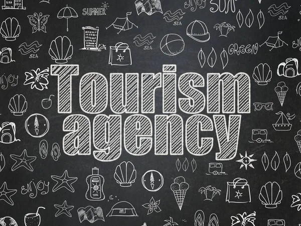 Concept vacances : Agence de tourisme sur fond de conseil scolaire — Photo