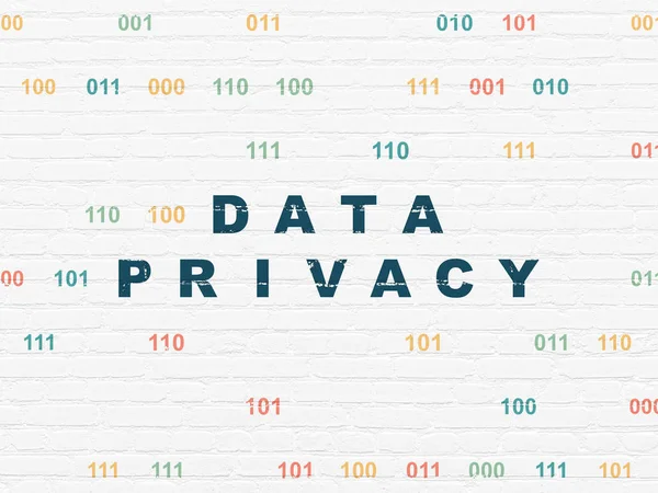 保護の概念: 壁の背景データのプライバシー — ストック写真