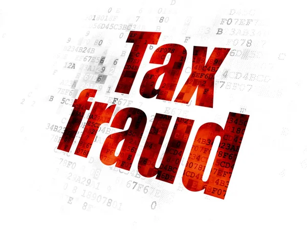 Law concept: Tax Fraud on Digital background — Stock Photo, Image