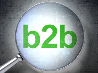 iş kavramı: optik cam ile b2b