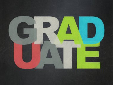 Eğitim kavramı: Lisansüstü okul yönetimi arka plan üzerinde