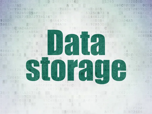 Datenkonzept: Datenspeicherung auf digitalem Datenpapier Hintergrund — Stockfoto
