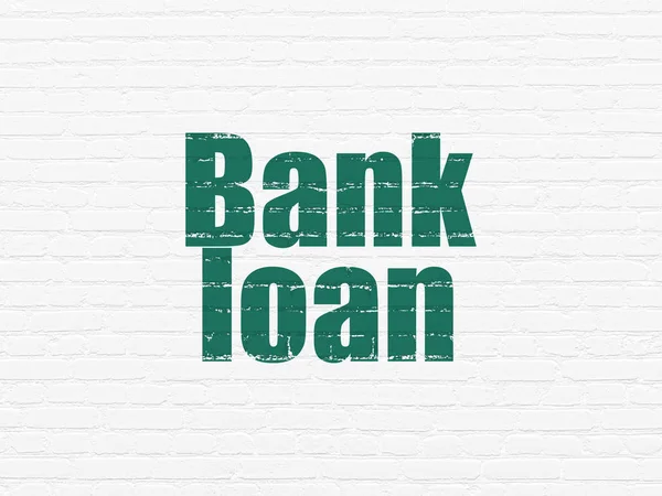 Money concept: Bank Loan on wall background