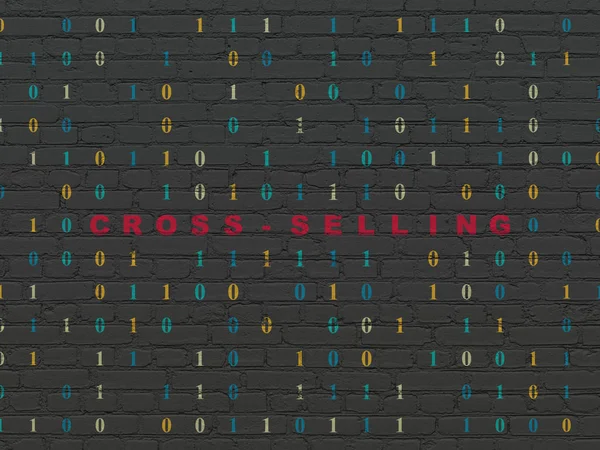 Business concept: Cross-Selling on wall background