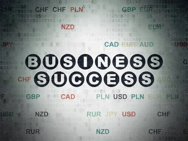 Finance koncept: Business Success på Digital Data papper bakgrund — Stockfoto