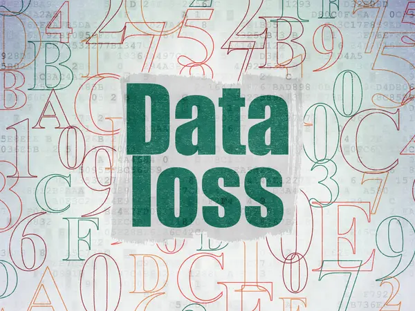 Data käsite: Data Loss Digital Data Paper tausta — kuvapankkivalokuva