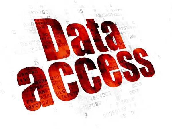 Gegevens concept: Data Access op digitale achtergrond — Stockfoto