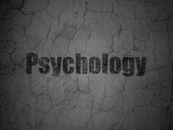 Health concept: Psychology on grunge wall background — Stock Photo, Image