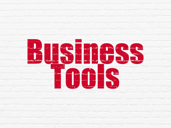 Business-Konzept: Business-Tools an der Wand Hintergrund — Stockfoto