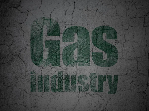 Manufacuring concept: Gas Industry on grunge wall background