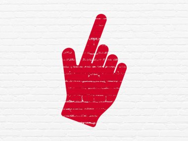 Web Tasarım: duvar zemin üzerine fare imleci