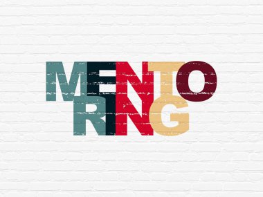 Kavram öğrenme: duvar arka plan üzerinde danışmanlık