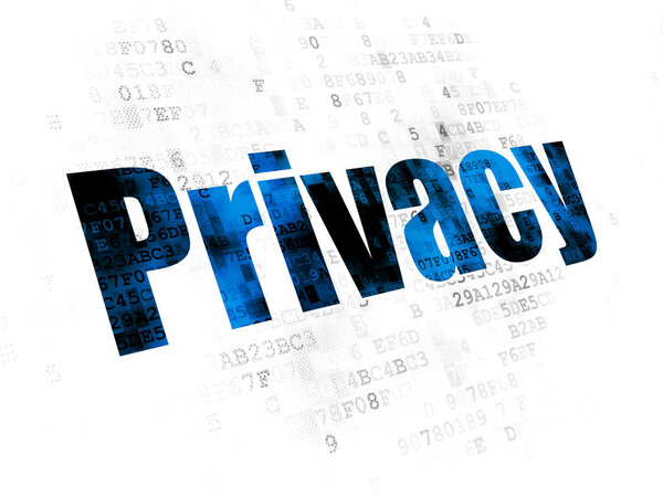 Privacy concept: Privacy on Digital background