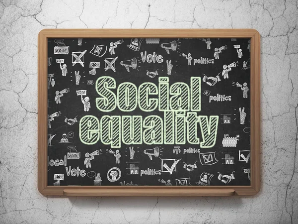 Политическая концепция: Социальное равенство в школьном совете — стоковое фото
