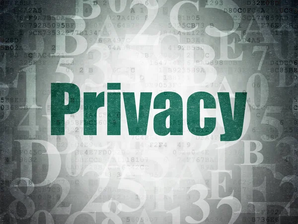 Concetto di sicurezza: privacy su sfondo Digital Data Paper — Foto Stock