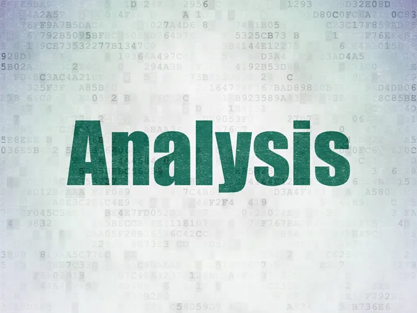Marketing concept: Analyse van Digital Data Paper achtergrond — Stockfoto