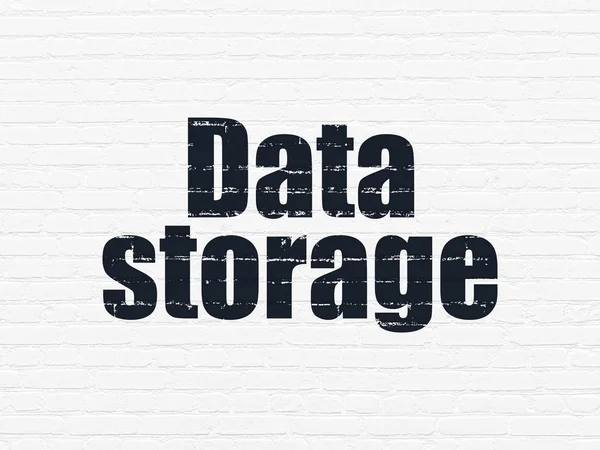 Data concept: Data Storage on wall background — Stock Photo, Image