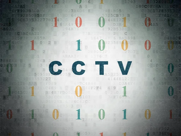 安全コンセプト: Cctv デジタル データ用紙の背景 — ストック写真