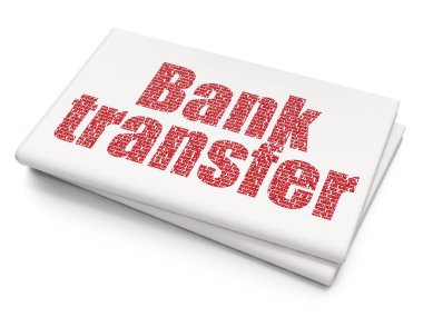 Para kavramı: boş gazete arka plan banka havalesi