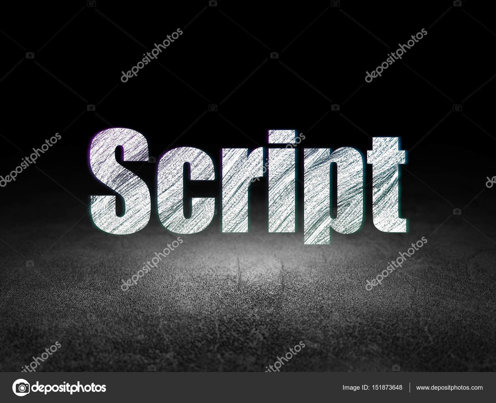 Concepto de programación: secuencia de comandos en cuarto oscuro de ... Concepto de programación: secuencia de comandos en cuarto oscuro de ...