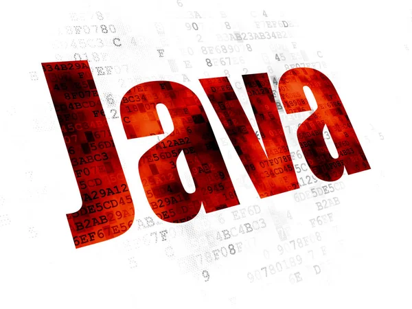 データベースの概念: デジタル背景に Java — ストック写真