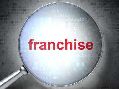 Ekonomi kavramı: optik cam ile Franchise