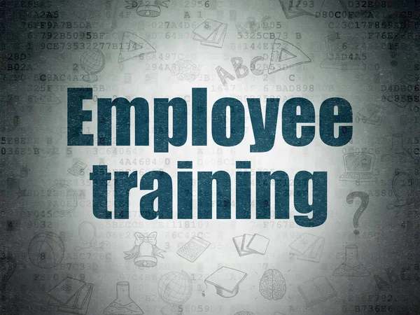 Studying concept: Employee Training on Digital Data Paper background — Stock Photo, Image