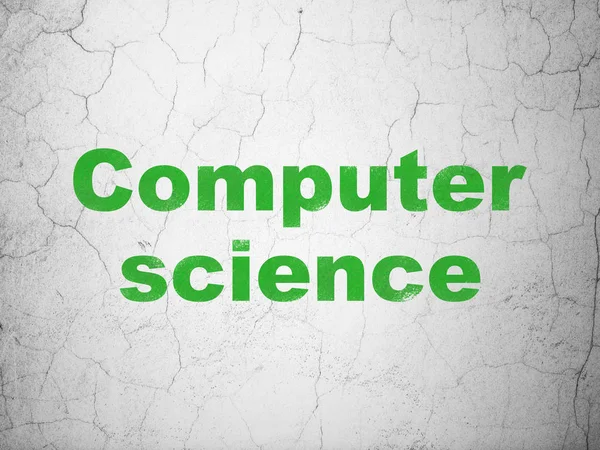 Concepto científico: Ciencias de la computación en fondo de pared —  Fotos de Stock