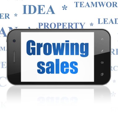 Ekonomi kavramı: Smartphone ile büyüyen satış ekranda