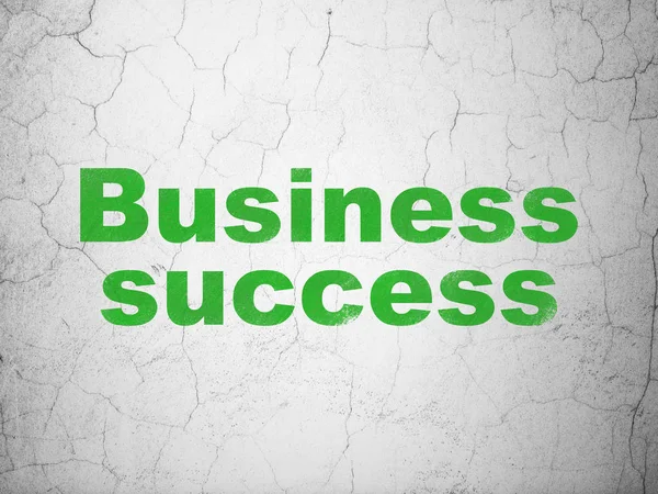 Επιχειρηματική ιδέα: επιχειρηματική επιτυχία σε φόντο τοίχο — Φωτογραφία Αρχείου