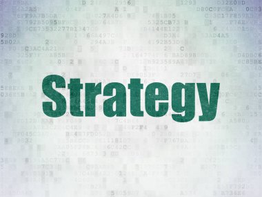 Ekonomi kavramı: dijital veri kağıt arka plan stratejisi