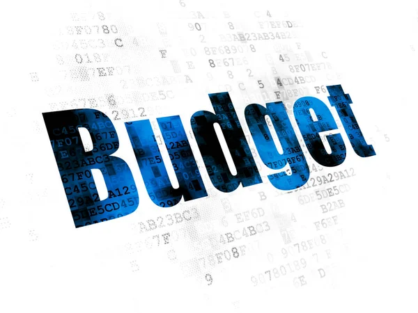 Banking concept: Budget on Digital background — Stock Photo, Image