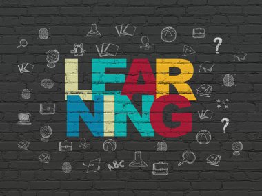 Kavram öğrenme: duvar arka plan üzerinde öğrenme